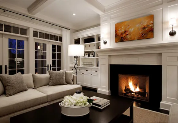 Classy Mosaic for your Fireplace