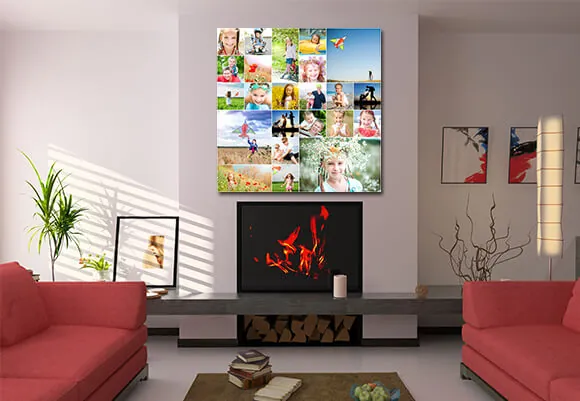 Collage of your Kids Photographs