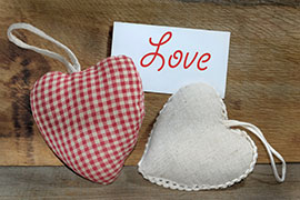 heart shaped cushions