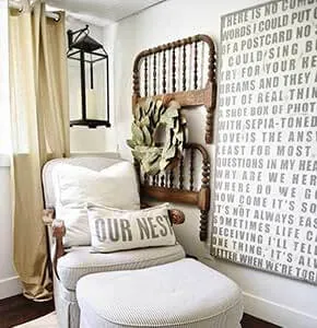 Bedpost Wall Decoration