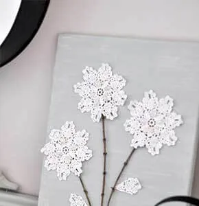 Canvas Doily Wall Art