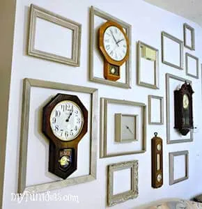 DIY Clock and Frame Gallery