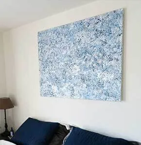 DIY Feather Duster Wall Art