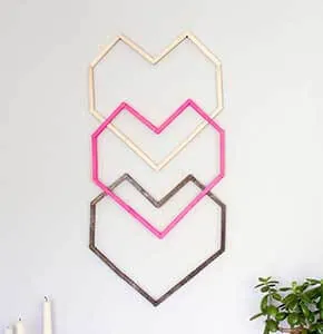 DIY Popsicle Stick Wall Decoration