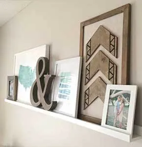 DIY Shelf Gallery