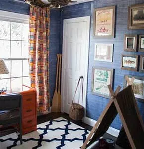 Faux Denim Wall Paint