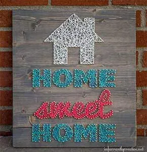 Home Sweet Home String Art