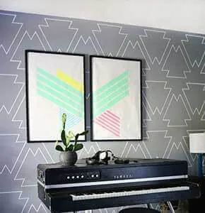 Paint Pen Geometric Wall Art