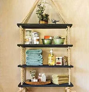 Rope Ladder Shelves