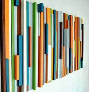 Salvaged Wood Art Decoration