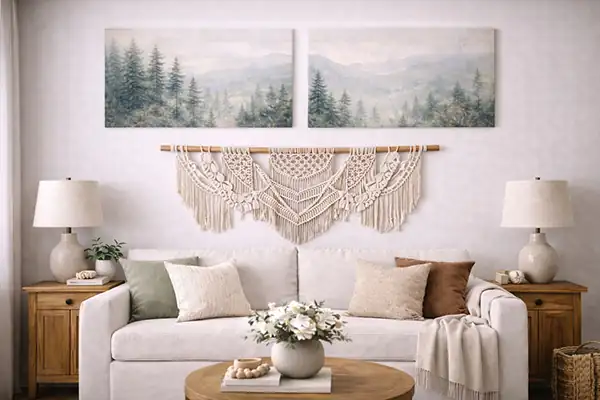 Canvas and Fabric Wall Hangings