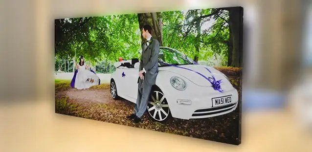 Panoramic canvas print