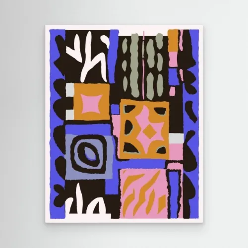 Purple Peru Pattern by Treechild